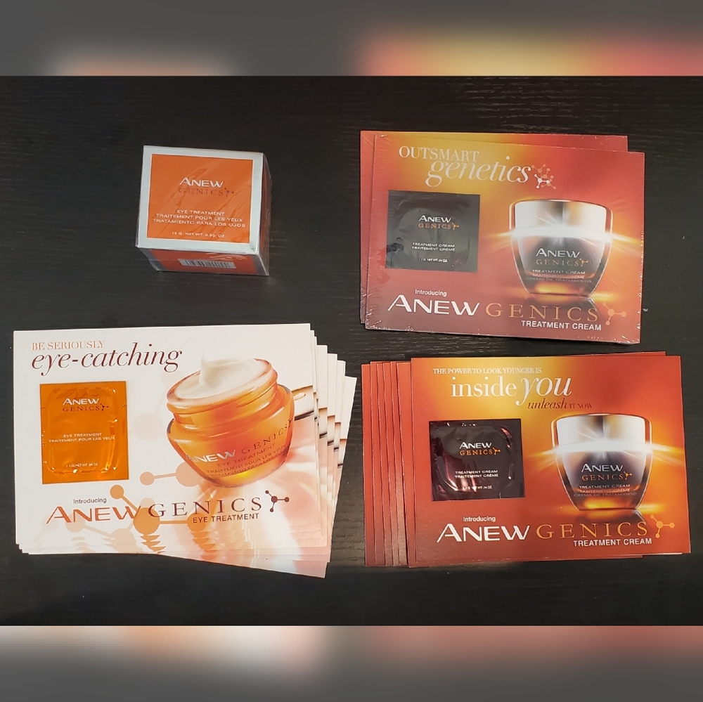 Full Size Avon Anew Genics Eye Treatment + Samples